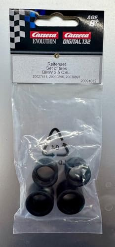 Carrera Digital 132 / Evolution Reifen BMW 3,5 CSL 27611 30896 30897