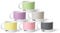 Pantone TeeSet2 Porzellan Teebecher 6er-Set, 6 Teetassen à 475 ml, Tea mit Henkel, spülmaschinenfest, Pastellfarben, Pastell