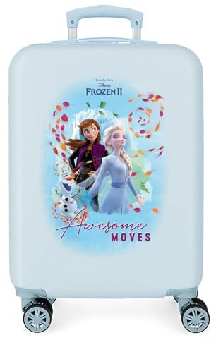 Frozen Herren Hartschalenkabinenkoffer 55 cm Awesome Moves Blau Kabinenkoffer
