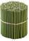 Danilovo Ritual Bienenwachs Kerzen (Grün) - Orthodoxe Kerzen für Gebet Tischdeko Hochzeit - Ungiftig, Ruß - Tropffrei, Lang, Nachhaltige Produkte, N140, Höhe: 16 cm, Ø 5 mm (50 stück)