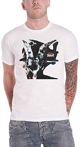 Slipknot Herren Iowa Tracklist T-Shirt Weiß