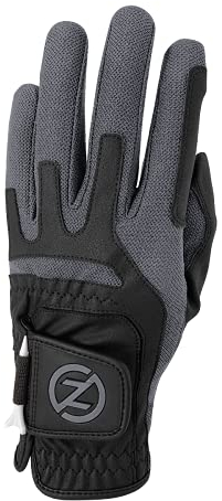 Zero Friction Herren Ultra Tac Linke Hand Universal-Passform Golfhandschuh, Schwarz
