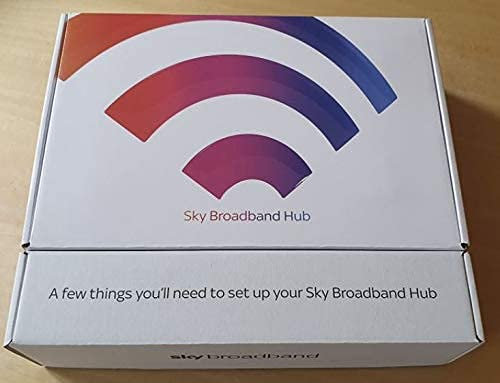 SKY Q Broadband Hub 4 Dual Band Wireless Router Sky SR203 (Renewed)