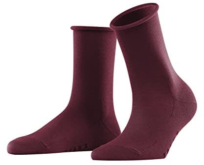 FALKE Damen Socken Active Breeze W So Lyocell einfarbig 1 Paar, Rot Barolo 8596, 35-38