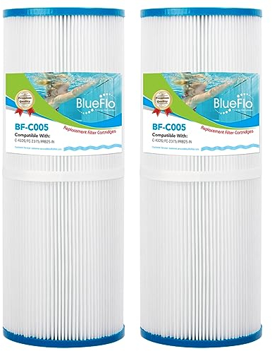 BLUEFLO PRB25-IN Spa-Filterkartusche ersetzt Unicel C-4326 Whirlpool-Filter, Filbur FC-2375, 3005845, Pentair R173429, 33521, 25392, 817-2500, 2 Stück