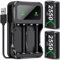 Batería para el Controlador de Xbox One, Batería 2 Pack con Gran Capacidad de 2550mAh Recargable, Duración de Juego de 25 Horas, Baterías para Xbox Series X/S/Xbox One/Xbox One S/X/Elite Controller