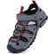 Dhinash Sandales Enfants Sandales de Marche Garçon Bout Fermé Sandale de Sport Fille Été Extérieur Sandale de Plage Randonnée Trekking Gris Rouge Taille 35