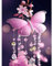 QENSPE 5D Diamond Painting Set Rosa Schmetterling Diamant Painting Bilder Blumen Diamond Art Erwachsene Full DIY Diamant Kunst Malerei Stickerei Set Kreuzstich Bilder Home Wand Dekor 30x40cm