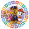 amscan 8 Teller Paw Patrol 2022 rund Papier, Mehrfarbig, One Size