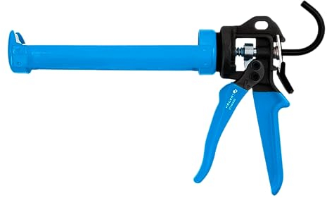 Högert Technik - Kartuschenpresse - Silikonspritze zum verarbeiten von sämtlichen 310ml Dicht - und Klebstoffkartuschen - Kartuschenpistole - Druckraft: 4000 N