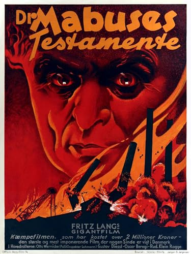 Dr. Mabuses Testamente Poster 30 x 40 cm
