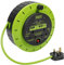 Sealey 10m Cassette Type Cable Reel Green with Thermal Trip 2 x 230V and 2 x USB - BCR10G
