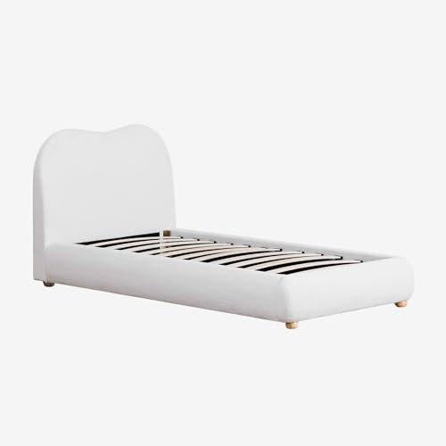SKLUM Bett mit Teddystoffbezug Winselet 90 x 190 cm