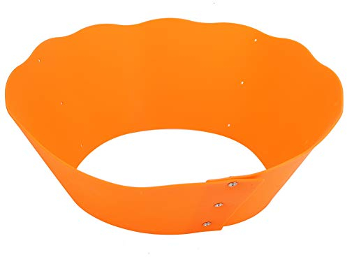 Protezione Antischizzi Per Grasso, Protezione Antischizzi Per Cucina Antiaderente, Protezione Antischizzi Per Padella in Silicone Regolabile Per Friggere, Kit Domestico Paraschizzi Per Padella Arancio