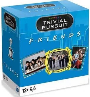 pour Trivial Pursuit Serie TV Friends 600 Questions - Version Francaise - Set Jeu de Societe Quiz + 1 Carte Animaux - ado, Adulte