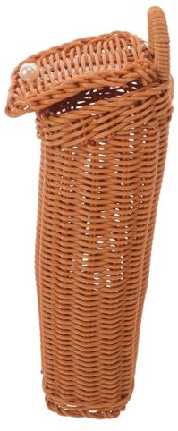 SEWOART Rattankorb hängender Blumenkorb Pflanzkorb für den Garten Aufbewahrungskörbe Geflochtener Küchenkorb große geflochtene Körbe zur Aufbewahrung Jahrgang Essstäbchen Wiederverwendbar