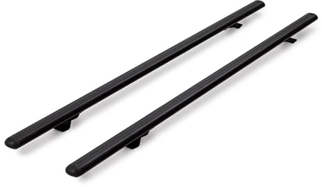 Dachträger passend für Mercedes EQB ab 2022+ offene Dachreling 130 cm Schwarz, Querträger, Dachlastträger, Dachgepäckträger, Gepäckträger