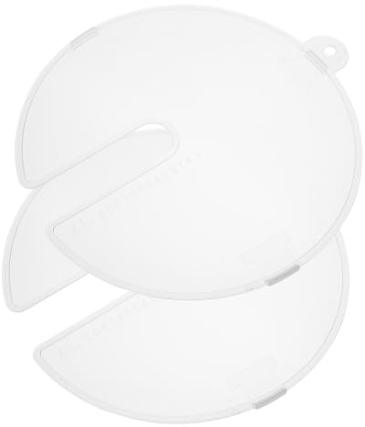 GRADENEVE 2pcs Whisk Splash Guard Mixing Bowl Lid Cover for Eggs Cream Prevent Overflow Spills in Kitchen Baking