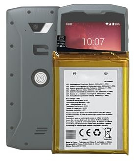 MUKUZI Batterie compatible avec smartphone mobile Cross-Call Core M4, Core M4 Go (remplacement pour COM4BAT100)