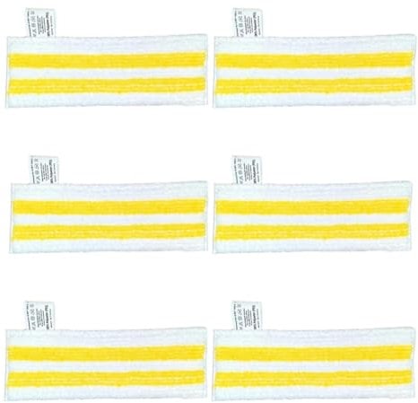 6 Pack Microfibre Floor Cloth Pads for Kärcher Easyfix SC 1, SC 2, SC 3, SC 4, SC 5 Steam Cleaners