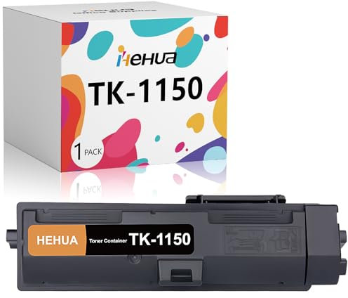 hehua Toner TK 1150 TK1150 Ersatz für Kyocera TK-1150 TK1150 1T02RV0NL0 Passend für Kyocera ECOSYS M2635dw M2735dw P2235dn P2235dw M2135dn M2635dn (Schwarz, 3000 Seiten)