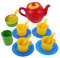 DIKACA 1 Set Simulated Tea Set Tea Cup Ultra-Light Bath Slide Wind up Bath Tinsel Caterpillars Mini Decorations Miniature Mini Kit Plugs Plastic