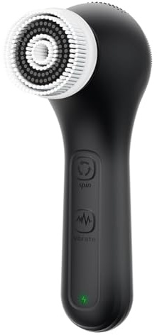 Tuesoa Vibrating Face Scrubber Waterproof Rechargeable Brush 8 Modes forDeep Massaging