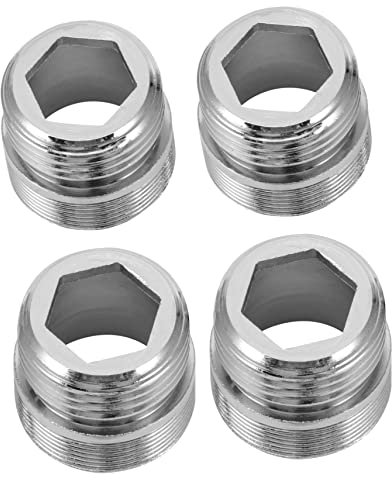 STOBOK 4Stücke Teiliges Kupferadapter für Gartenschlauch und Hochwertige Adapter für Spülbeckenarmaturen mit Präzisem und Leckageschutz für Täglichen