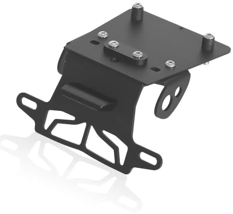 Grom Tail Tidy Fender Eliminator Rear LED License Number Plate Holder Bracket Compatible With MSX 125 Grom125 2021-2026 (Black)