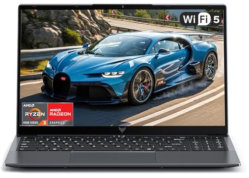 ACEMAGIC 15.6 inch Laptop - Ryzen 4300U Processor Up to 3.7GHz (Beat 3500U/N97/N150) Business Laptops, 16GB Ram DDR4 512GB SSD Notebook, Support 1080P, TF Card, WiFi, BT5.0