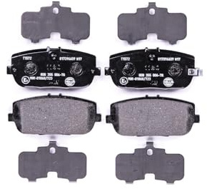 HELLA 8DB 355 006-781 Bremsbeläge - mit akustischer Verschleißwarnung | Kompatibel mit: ABARTH 124 Spider, FIAT 124 Spider, MAZDA MX-5 III, MX-5 IV, MX-5 RF Targa