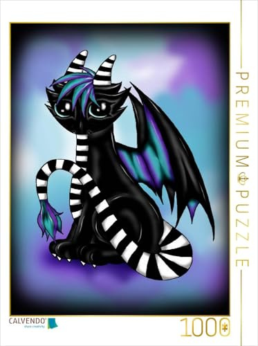 CALVENDO Puzzle Scene Drache | 1000 Teile Lege-Größe 48 x 64 cm Foto-Puzzle für glückliche Stunden