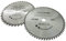 2pc 250mm TCT Circular Saw Blades 40 and 60 Teeth with Adapter Rings