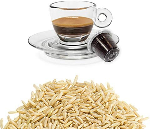 KICKKICK Café d'orge soluble en Capsules Compatibles avec Nespresso MADE IN ITALY (50pc)