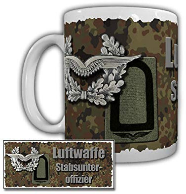 Luftwaffe Stabsunteroffizier Bundeswehr StUffz SU Dienstgrad Tasse #29207