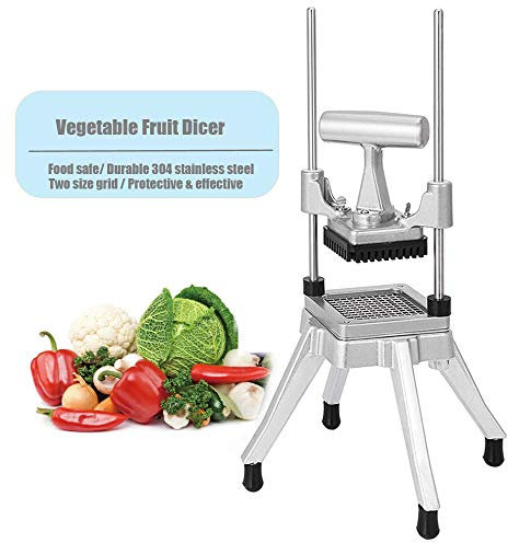3/8 Blade Commercial Vegetable Fruit Dicer Onion Potato Tomato Slicer Chopper Peppers,Potatoes,Mushrooms Restaurant Quick Slicer Machine
