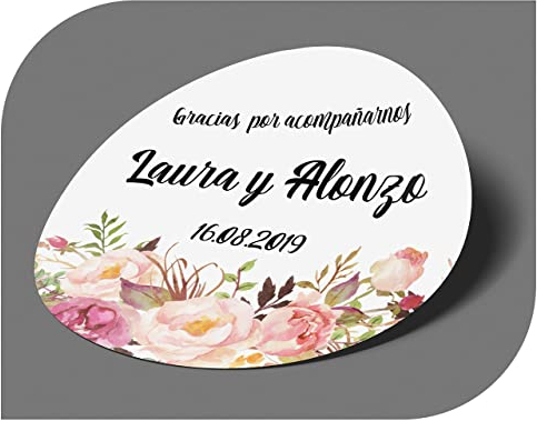 CrisPhy - Adesivi personalizzati per matrimonio, con nome e data, etichette adesive per inviti, matrimoni, battesimi, fidanzamenti, comunioni, compleanni, feste, vintage, timbri