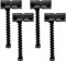 4pcs E-Bass Sättel Set, Bass Bridge Saitensättel Federschrauben für E-Bass(Schwarz) Musikinstrumentenzubehör Zubehör Für Musikinstrumente