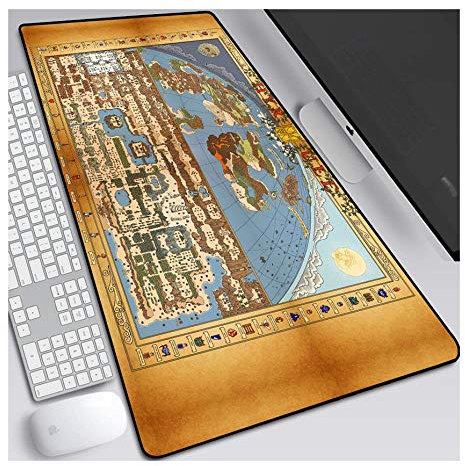 Tapis de Souris Anime The Legend of Zelda 800 x 300 mm, Tapis de Souris Clavier, Tapis de Souris de Jeu Professionnel XXL étendu, pour Ordinateur PC, I