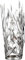 Casablanca Windlicht Twings Metall silberfarben Antikfinish Blattdesign mit Glaseinsatz H: 50 cm Ø 13 cm 84202