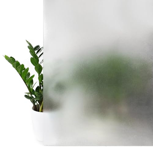 DecoMeister Lámina Adhesiva para Ventanas Vinilo Autoadhesivo Sin Pegamento para Cristales Película Estática para Cocina Papel Decorativo para Mampara Proteccion de Privacidad En Rollo 90 x 200 cm