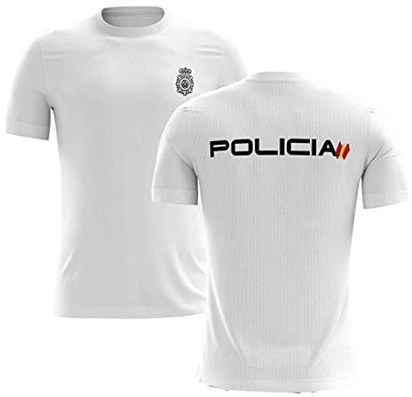 Camiseta de la Policía Nacional CNP Blanco M