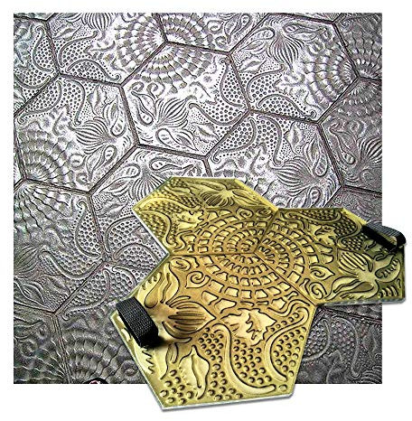 Polyurethane Mat Stamp GAUDIE | Texturing Pattern Decorative Concrete Cement Imprint Texture Stamping