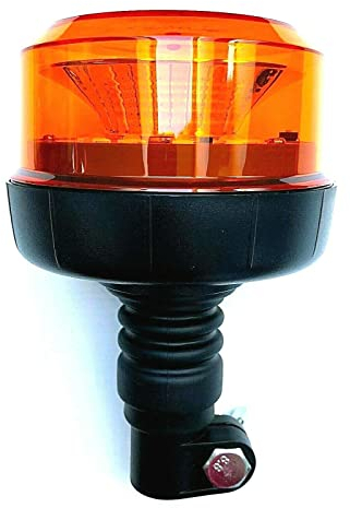 MelTruck® Rundumleuchte Warnleuchte 12 LED Rotation Zwei Blitz Sechs Blitz E9 R65