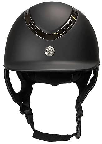 Back on Track Reithelm EQ3 Pardus mit Justierrädchen Smooth Black (S (53-55 cm))