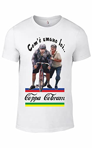 ORIGINAL FAKE Maglietta unisex vari colori con stampa Coppa Cobram (Bianco, XXL)