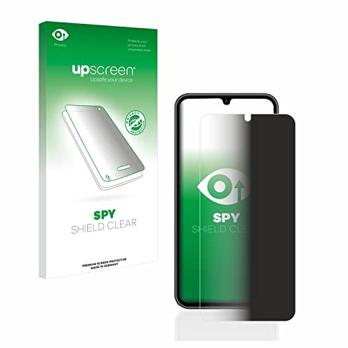 upscreen Blickschutzfolie für Samsung Galaxy A34 5G | Anti-Spy Displayschutz Made in Germany Privacy Screen Protector Sichtschutz Blaulichtfilter Klare Folie