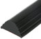 maxant Silicone Shower Threshold Water Barrier, Wet Room Floor Tray Sealing Strip, Stopper Bathroom Kitchen Sink Edging Seal Retaining Dam Strip (Black 1.5M) (WUKEL0881)