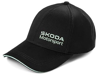 Skoda 000084300BD Baseballcap Baseballkappe Motorsport Basecap Mütze Cap Kappe, schwarz