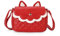 Gladdon Katze Umhängetasche crossbody bag niedliche kleine Messenger Tasche Verstellbarer Schultergurt Geldbörse für Teenager Mädchen Frauen（Rot）